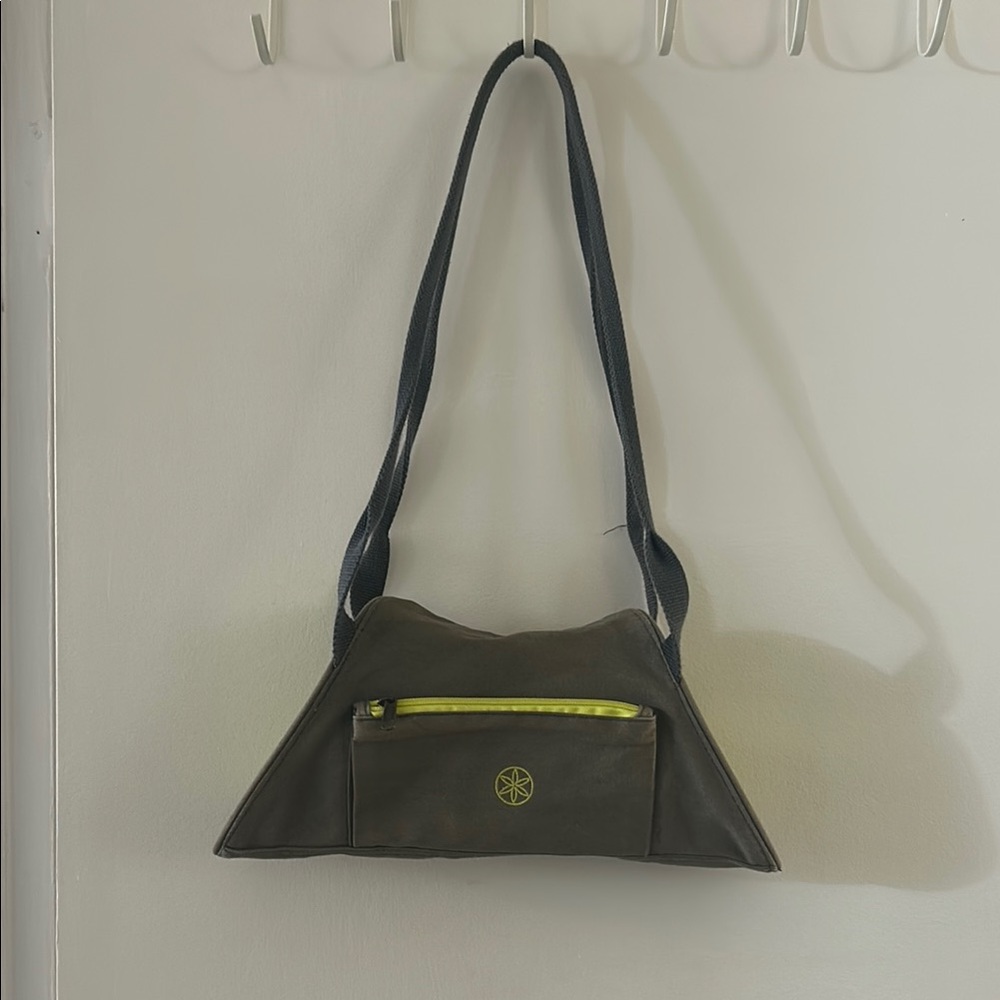 Gaiam Green and Grey Yoga Bag